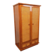 Vintage woven rattan and wood armoire by Maugrion for Roche-Bobois.