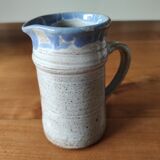 Blue grey ceramic milk jug