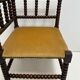 Corner chair wood turned 50s-60s