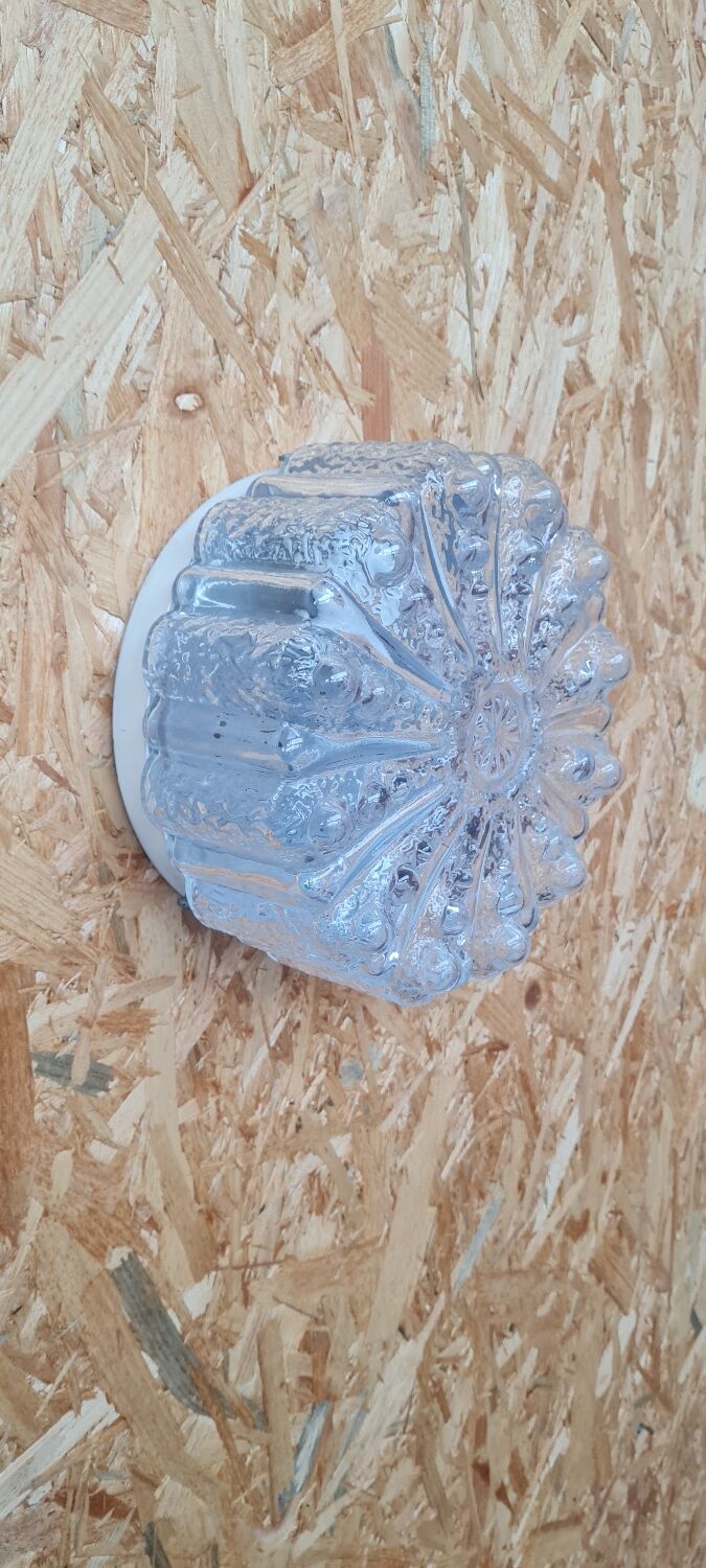 Chiseled glass ceiling light