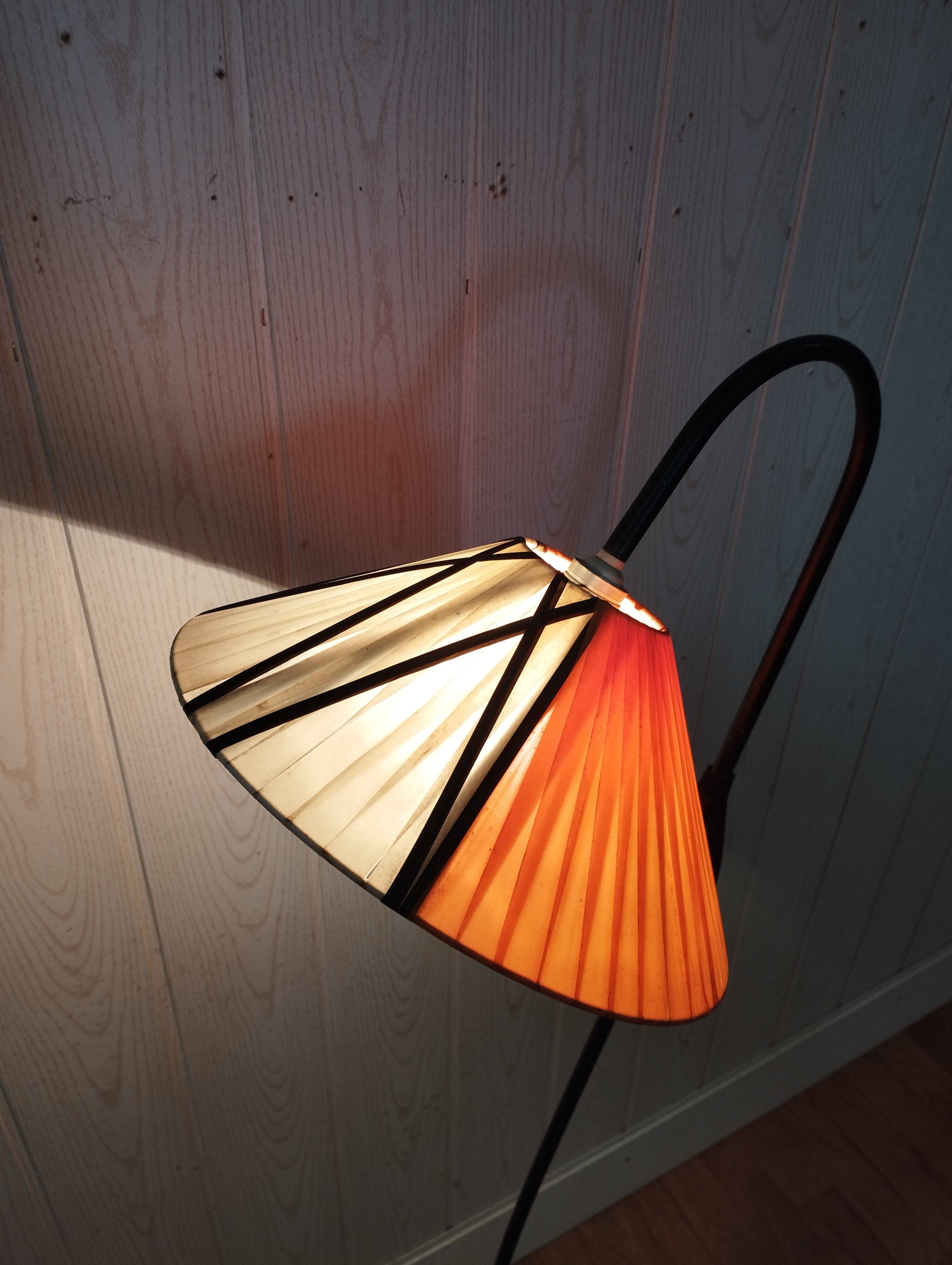 Vintage tripod floor lamp 60s