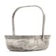 Art Deco nut basket, silver-plated metal, Norblin, Poland, 1930s