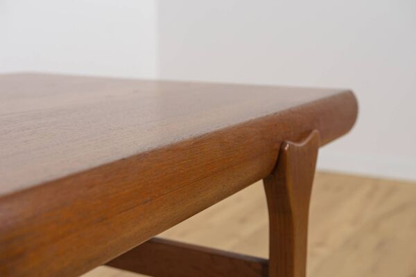 Table basse vintage en teck par Johannes Andersen pour CFC Silkeborg, Danemark, 1960s