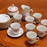 Fine Bohemian porcelain coffee service