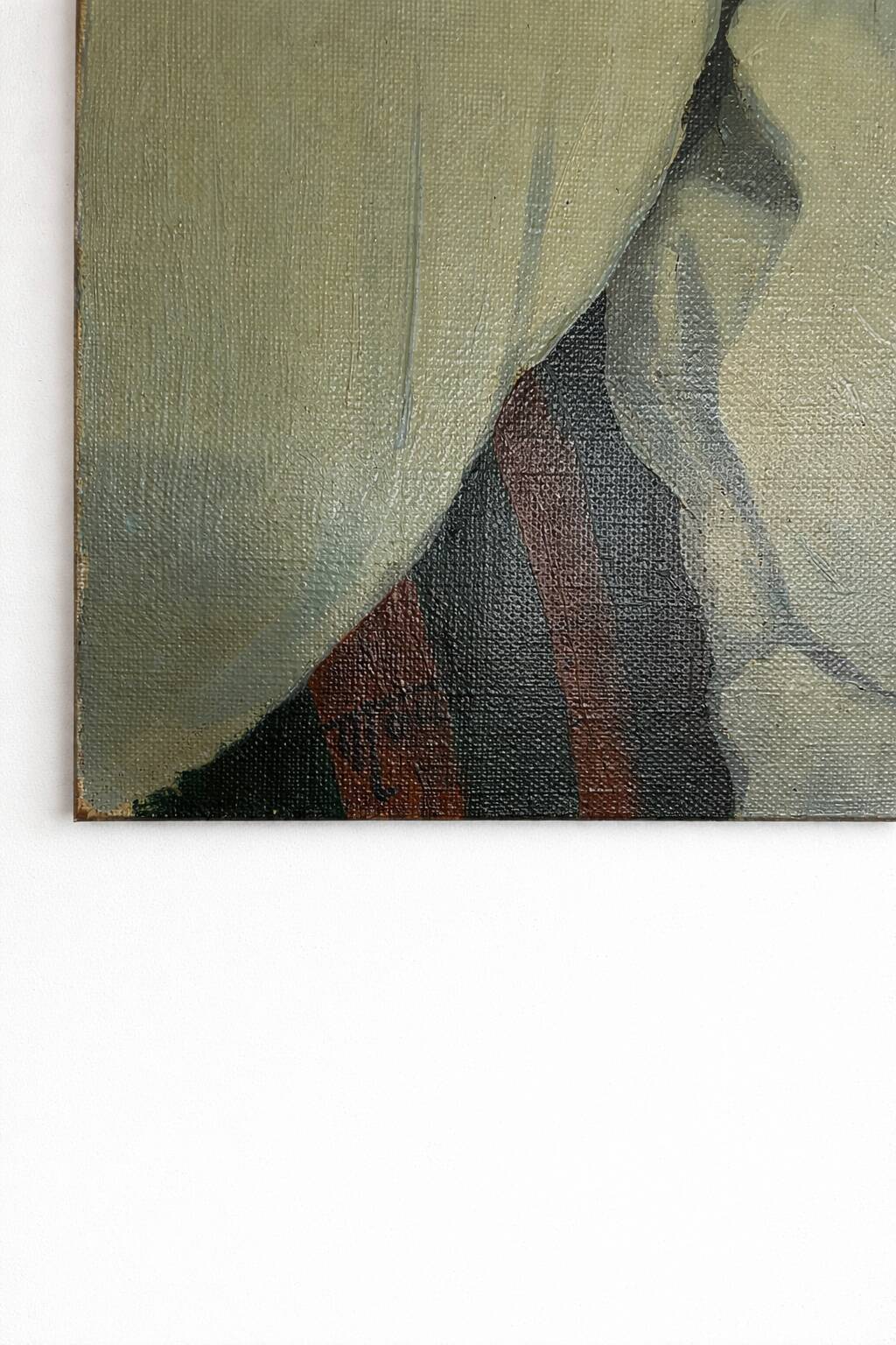Portrait féminin – Pierre Morosini, 1956 – Huile sur toile, École de Paris