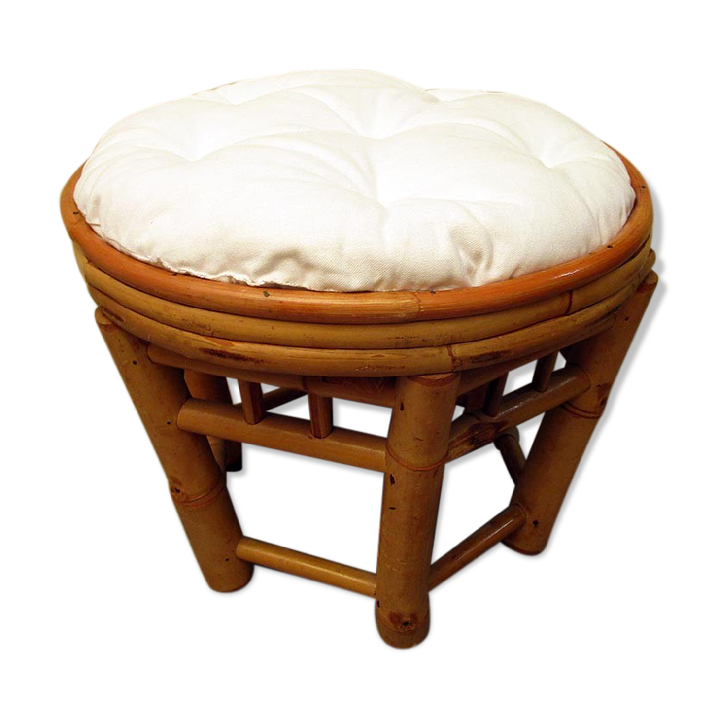 Vintage bamboo tab with cushion