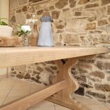 Table de ferme en chêne