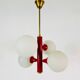 Red suspension by Kaiser, Germany, 60s