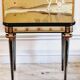 Swedish grace, game table with relief meander decoration, 1920s/30s.