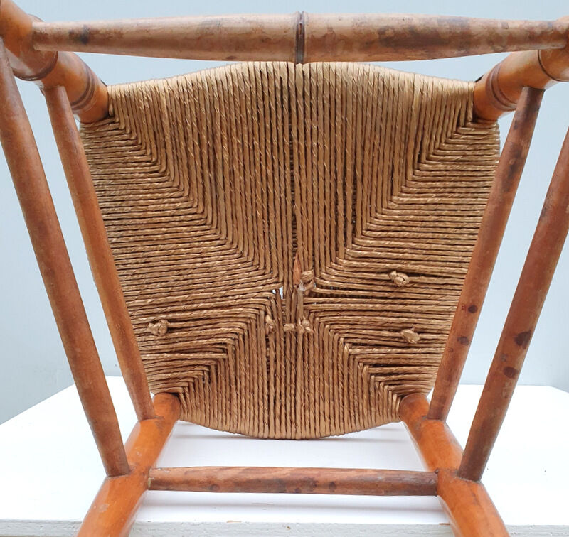Mulched bamboo chair