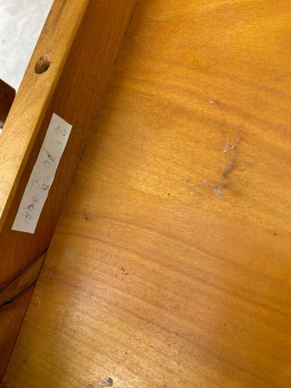Lot de 3 Tables Gigognes en Bois Massif Merisier massif NF Ameublement Loui