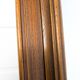 Miroir vintage octogonal en bois massif avec détails sculptés