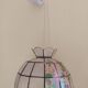 Hand-painted mother-of-pearl pendant light