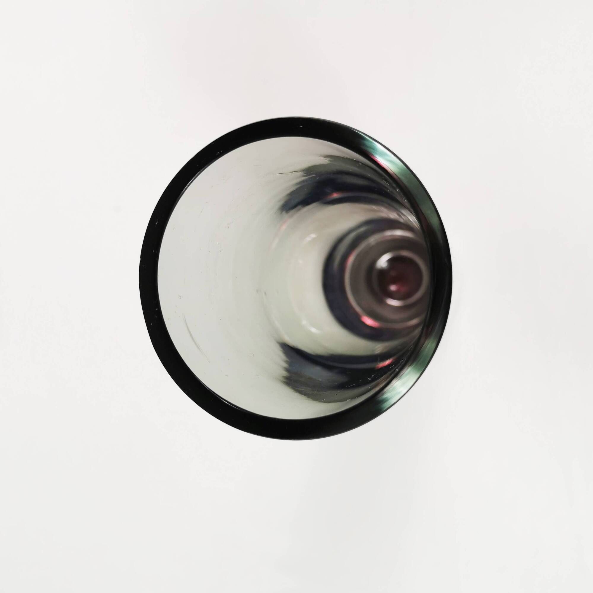 Minimalist glass vase Sommerso, designed by Flavio Poli, Italy, 1960s.