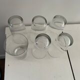 6 water and fruit juice glasses