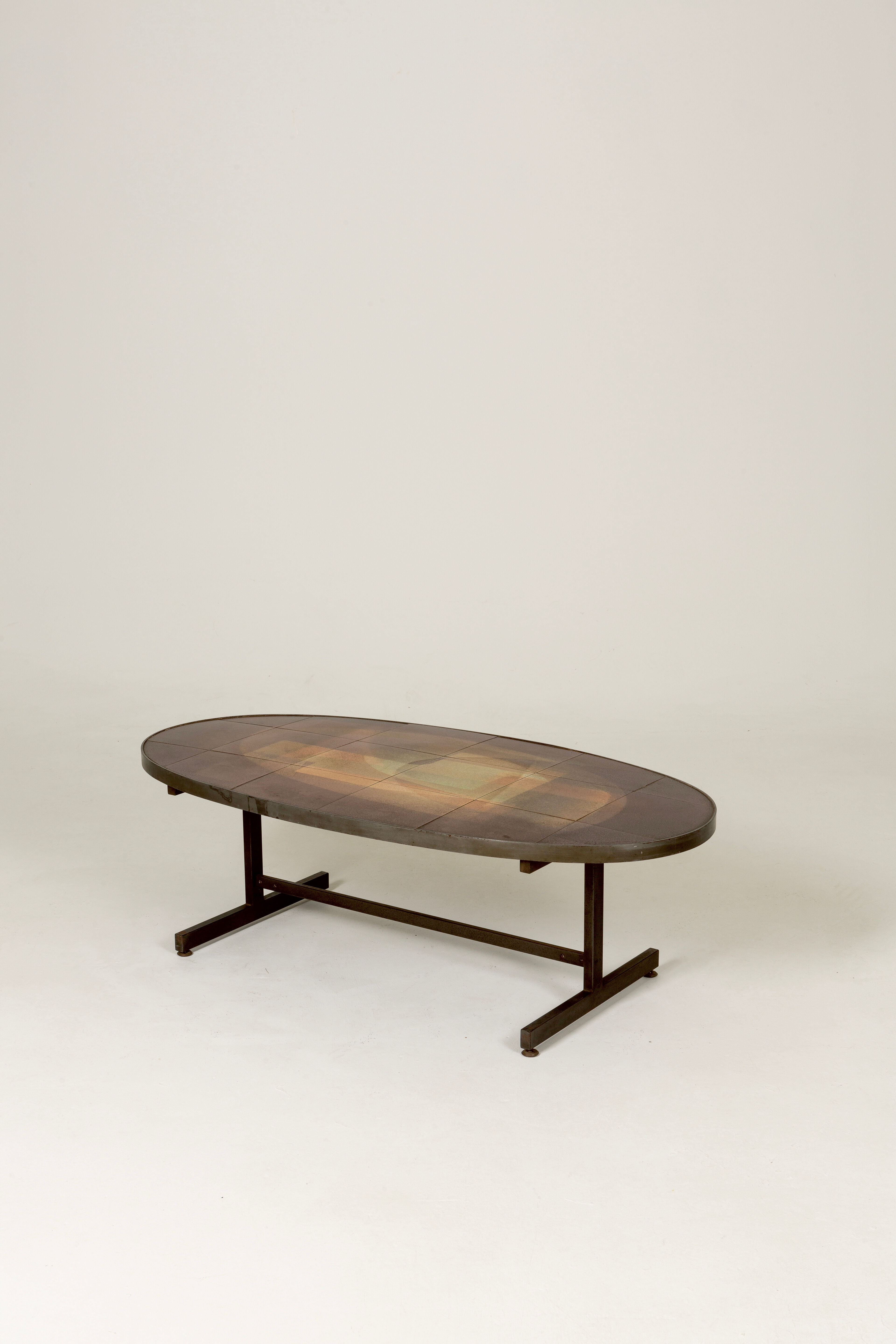 Table basse en céramique Jacques Lignier, 1970
