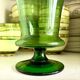 Medici vase in green glass