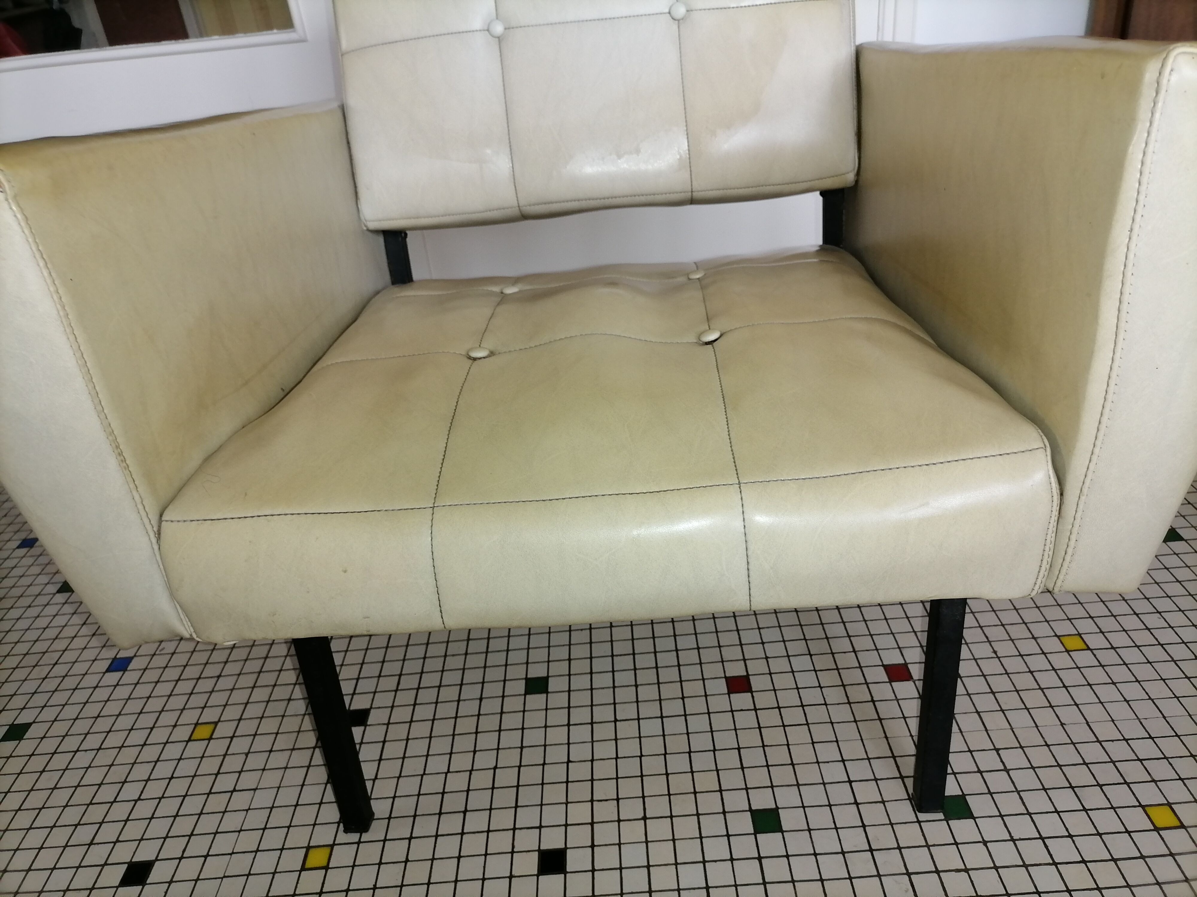 Paire de fauteuils vintage