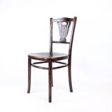 1950s Vintage Bistro Oak Chair, Czechoslovakia