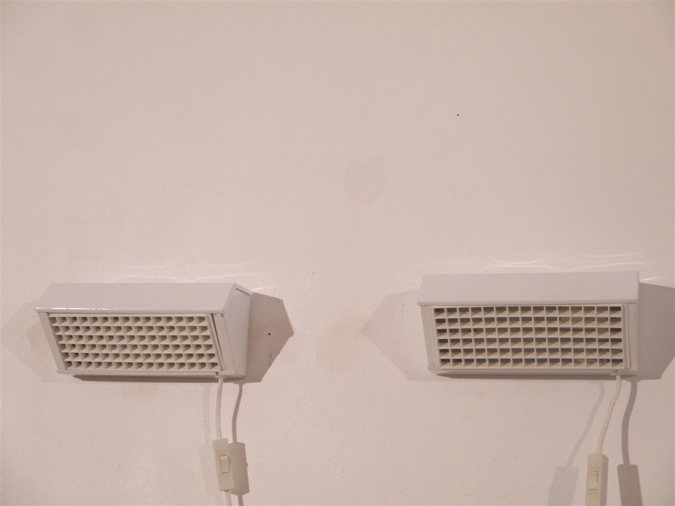 Pair of vintage Scandinavian wall lamps 1970