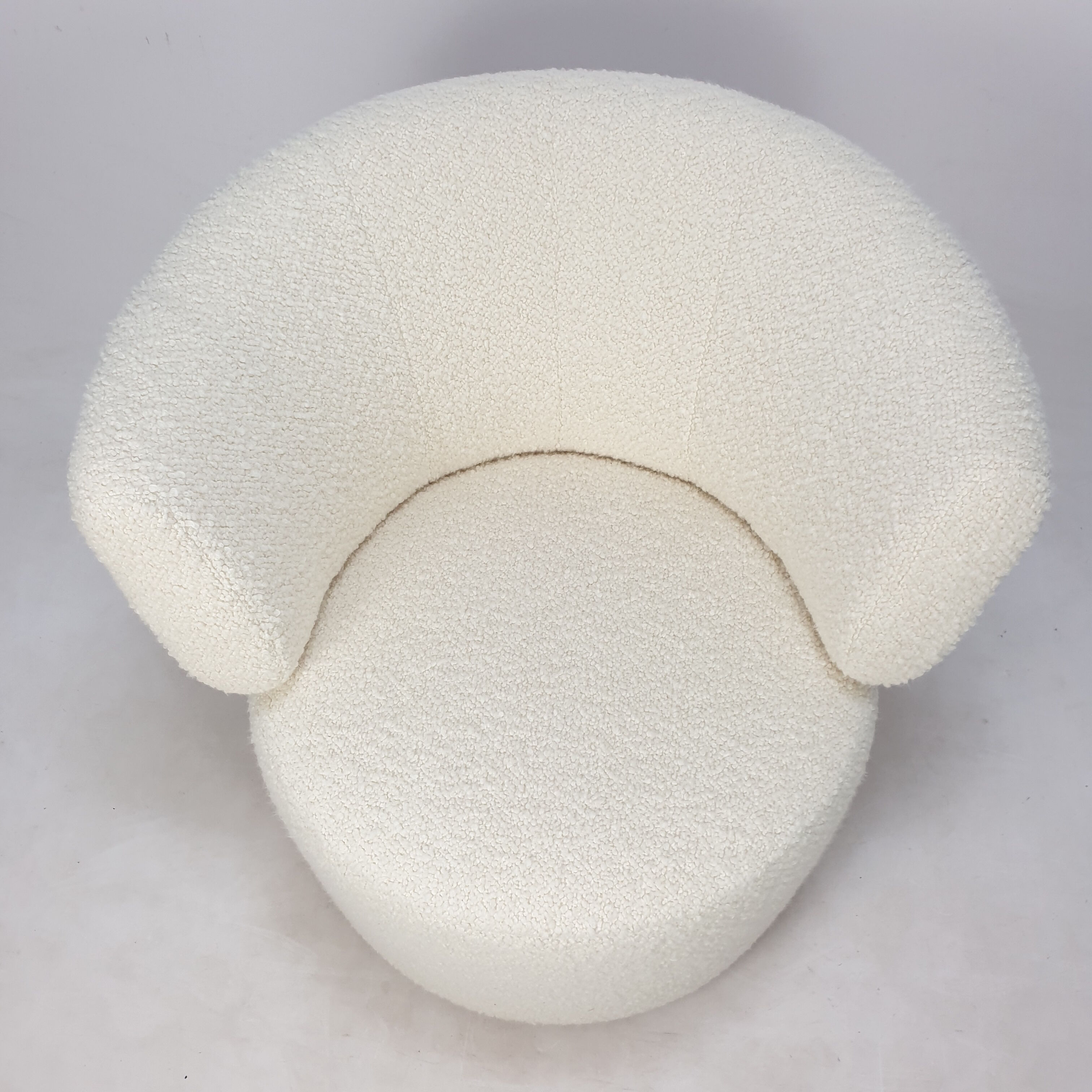 Ensemble de 2 chaises club et 1 pouf par rolf benz