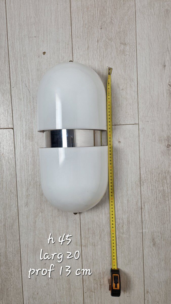 Vintage wall lamps in burnished brass, 1960s, set of 2