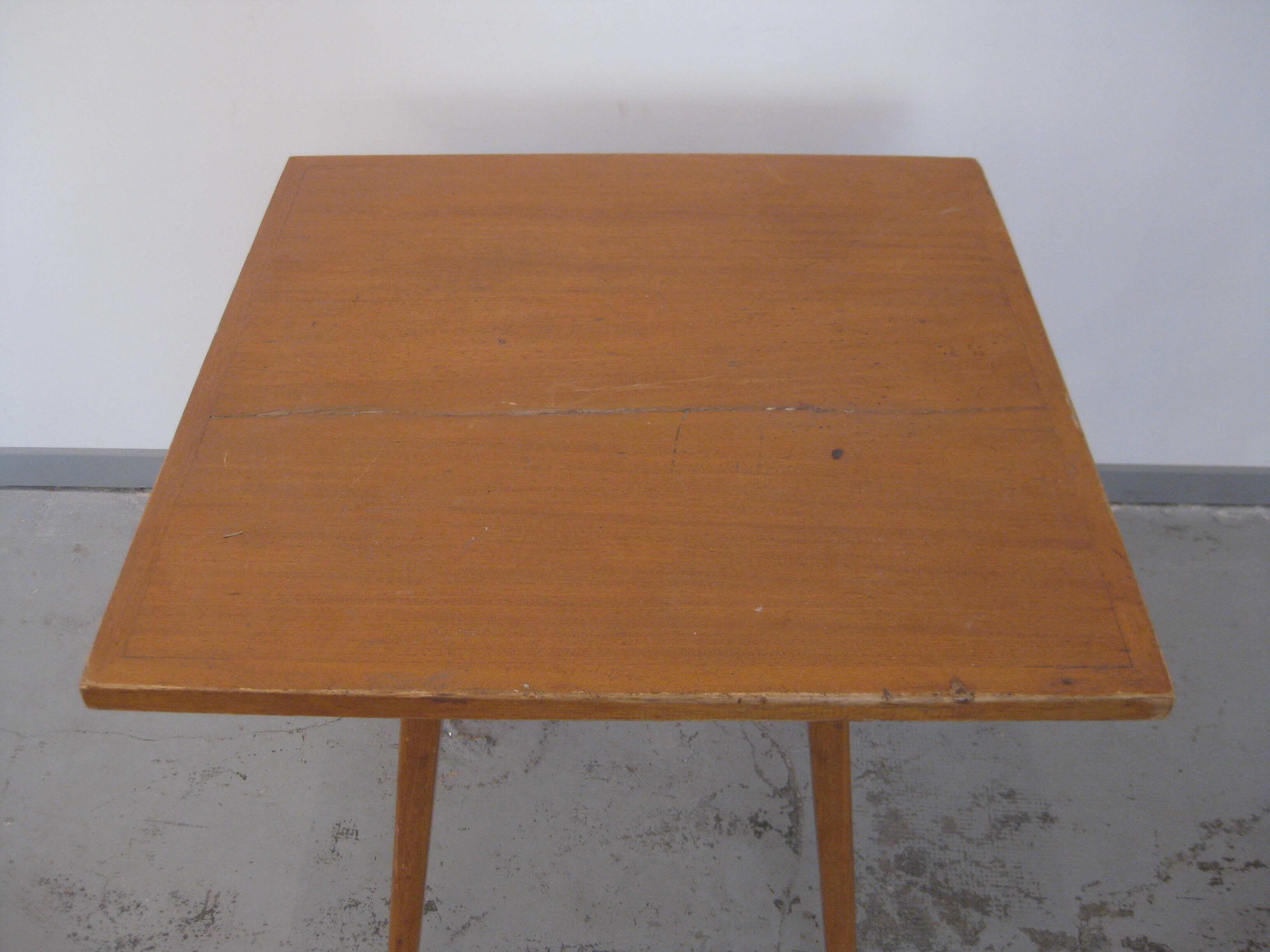 Table en bois Stella 1950