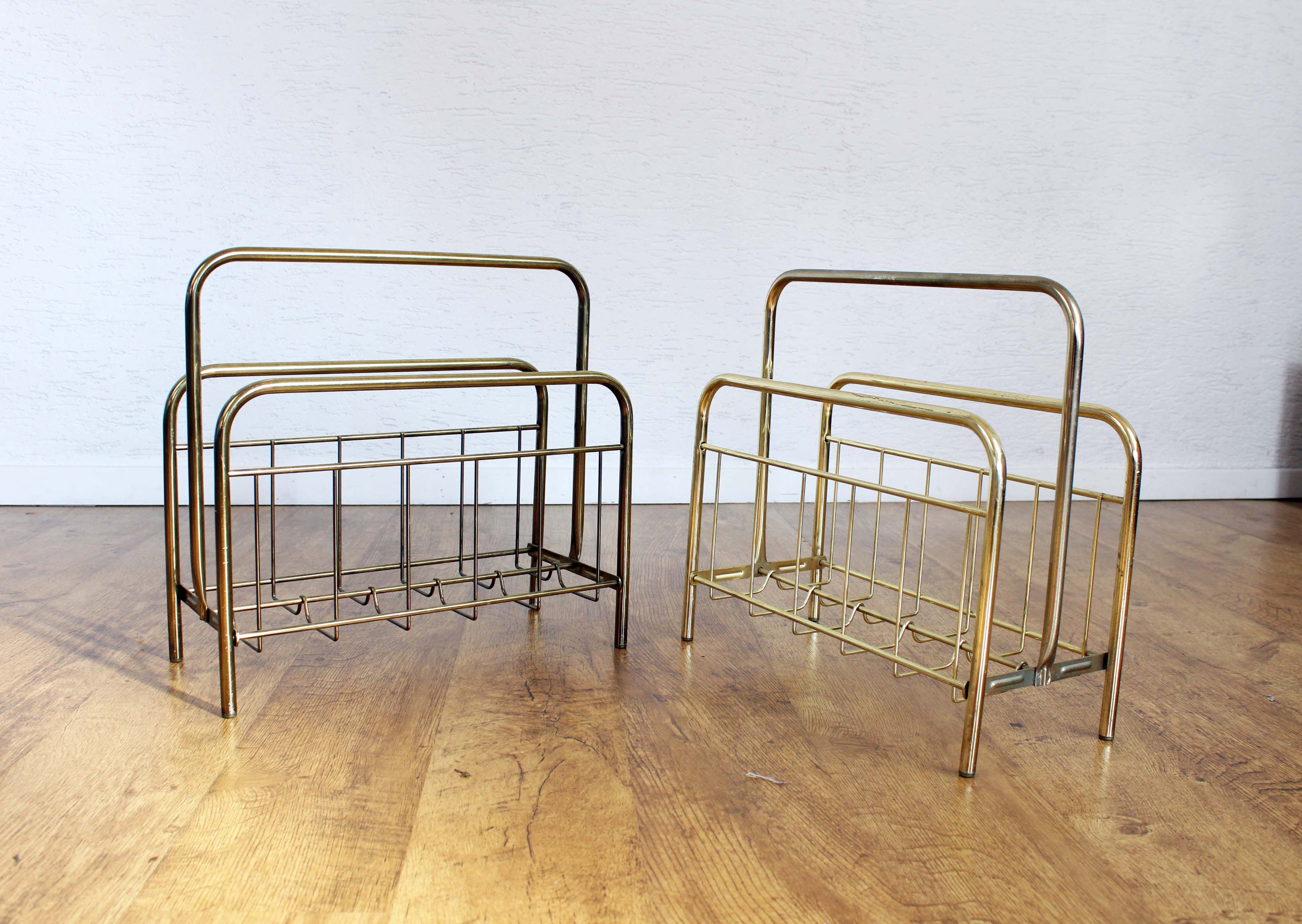 Magazines vintage brass metal door