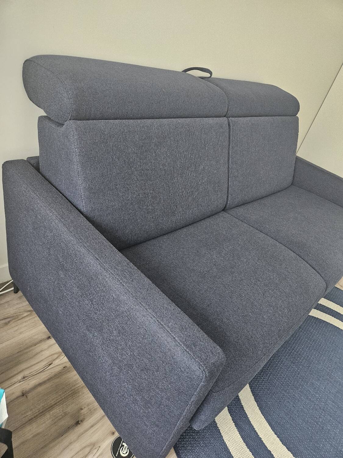 Amy fabric convertible sofa, the convertible house