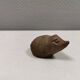 Small ceramic hedgehog by Poul Mathiesen (PM) 1970s Denmark.