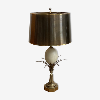 lampe Maison Charles 1970 en bronze signée