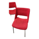 Red fabric chair
