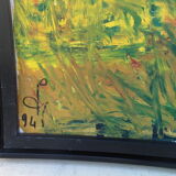 Oil on Jungle canvas