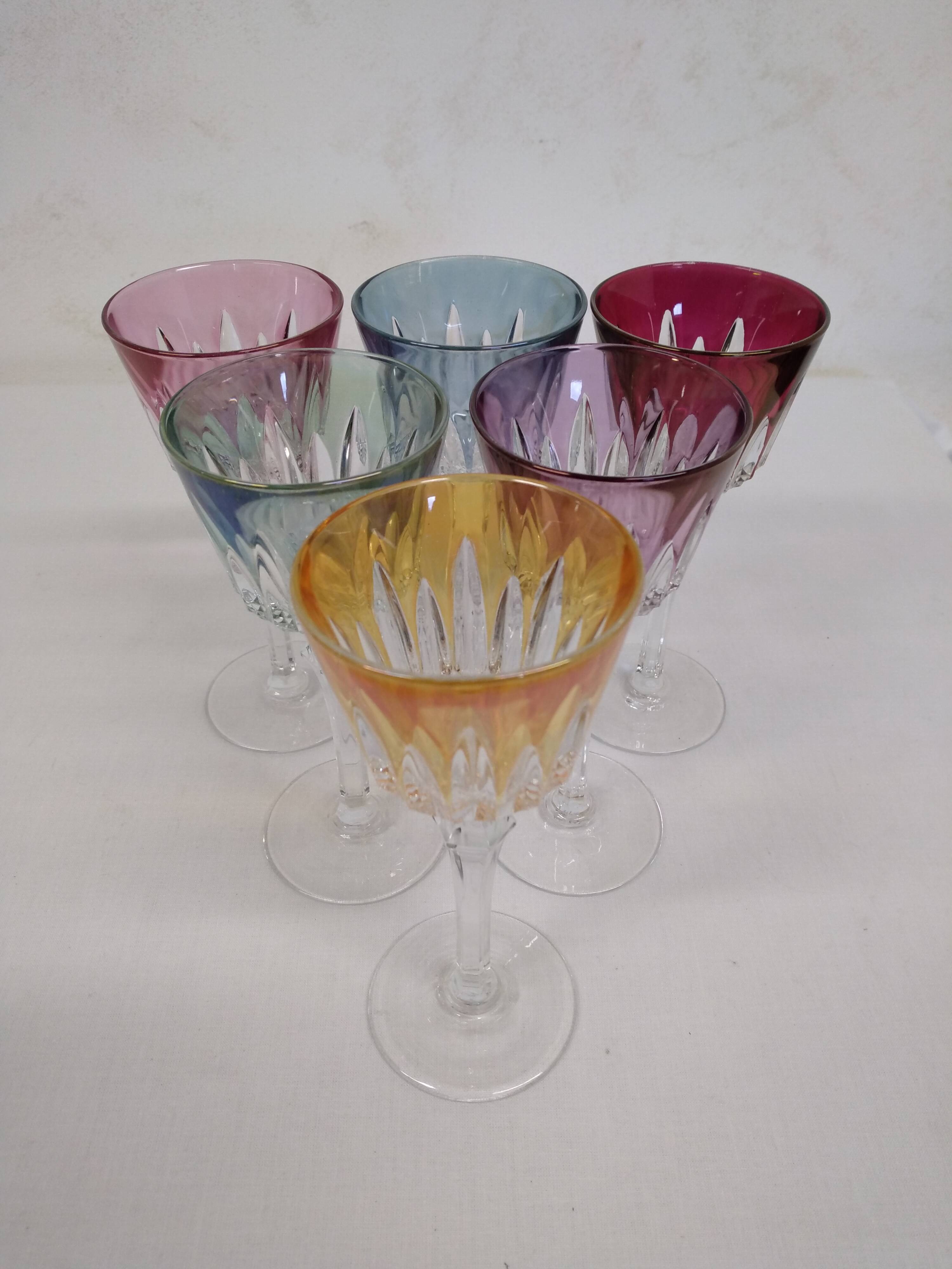 Colorful stemware