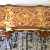 Bureau style boulle en bois