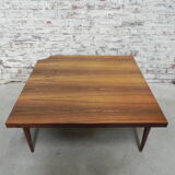 Vintage coffee table with opening on one corner