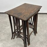 Nest tables Secession No. 958 by Siegel or Kolo Moser, produced by J&J Kohn.