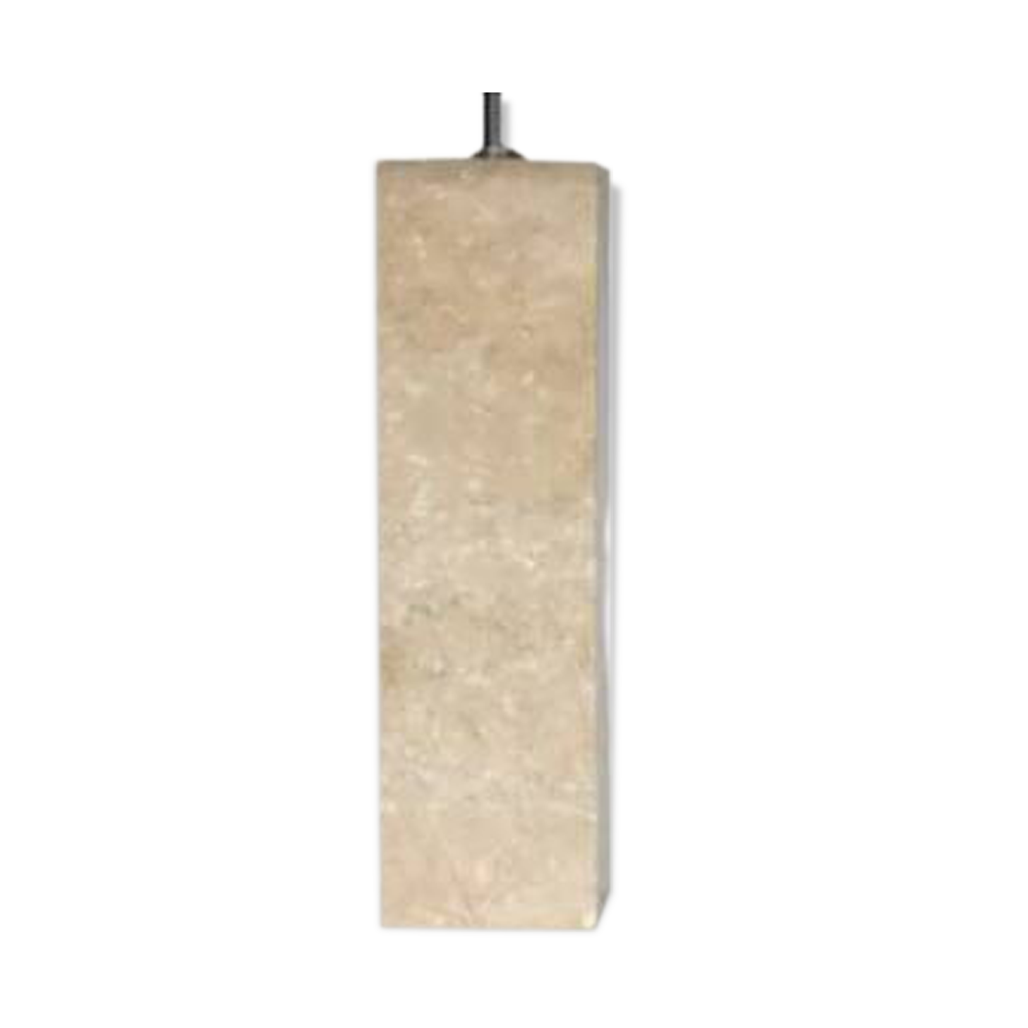 Pied de lampe en travertin