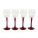 Set of wine glasses, Danish design, 1970s, manufactured in Denmark