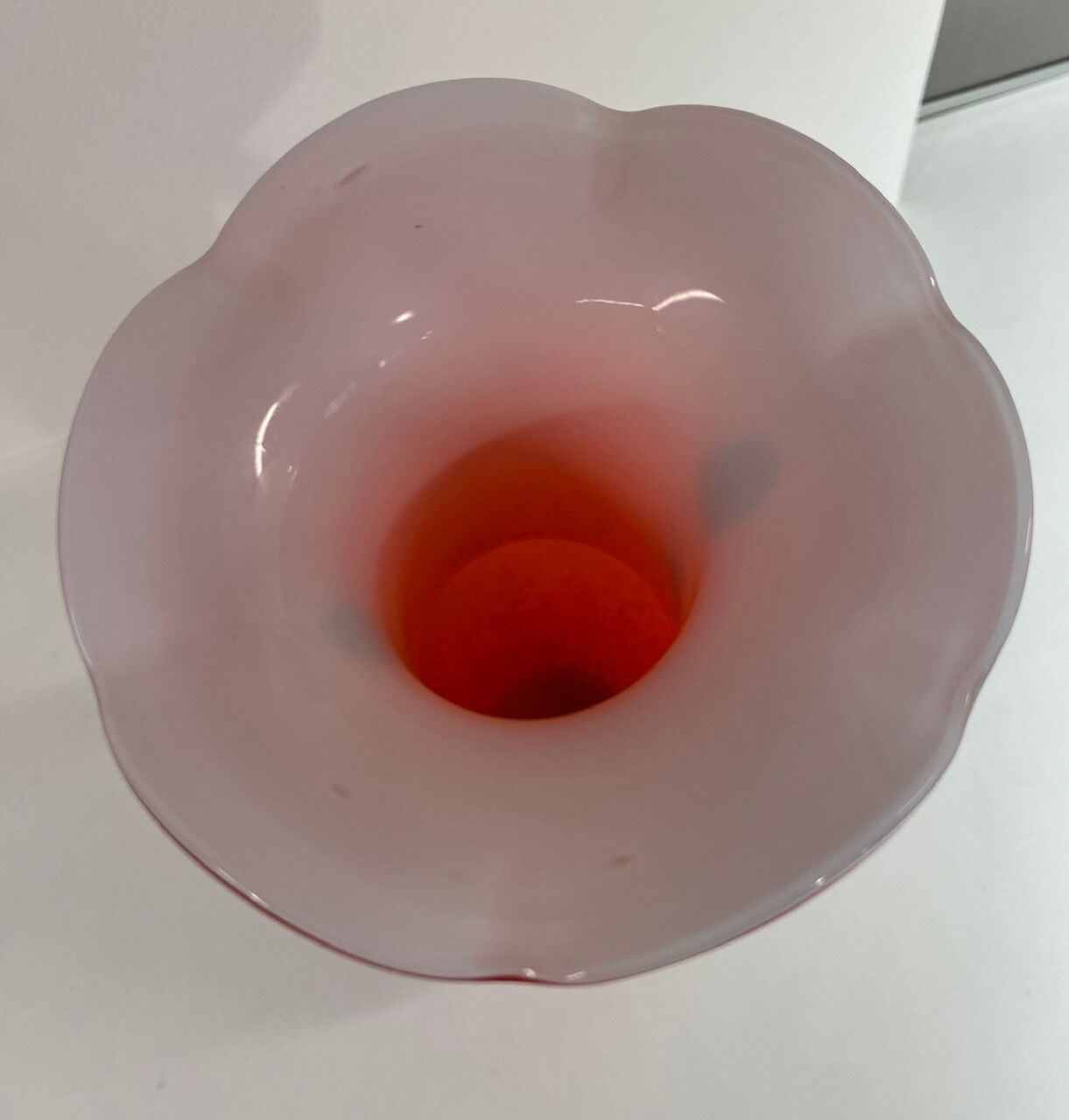 Vase Murano red 70s
