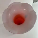 Vase Murano rouge années 70