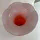 Vase Murano rouge années 70