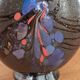 Robert Pierini (Born in 1950) - Matte black blown glass vase - 1985 - Biot