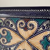 Ceramic plate Quimper signed HB