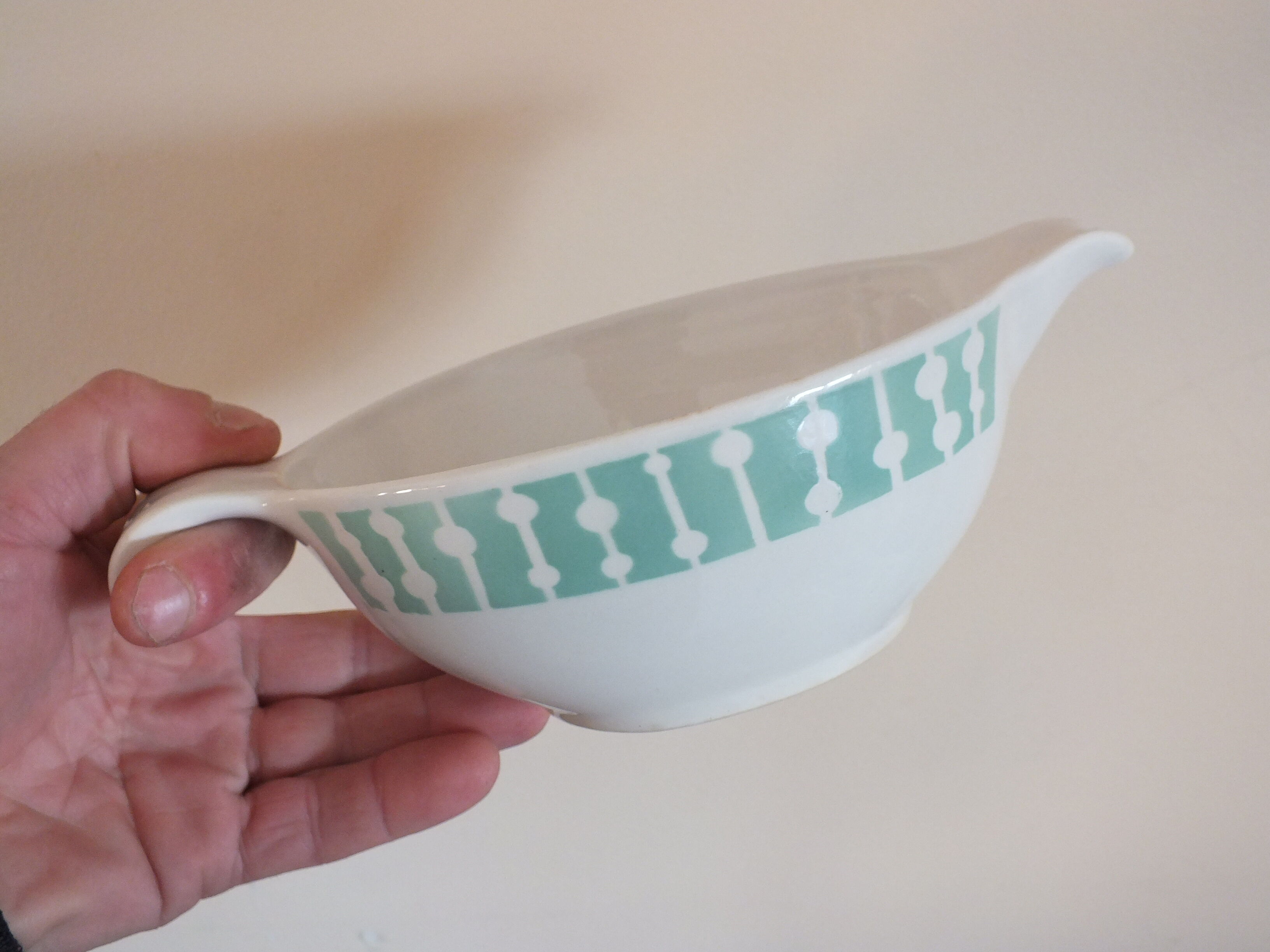 Saucière Vintage 50s Digoin and Sarreguemines service Domrémy