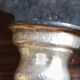 12 large silver-plated metal knives by Christofle 1860 monogrammed Palace Arcachon