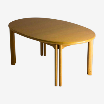 Extendable Danish Skovby dining table, 1970s