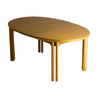 Extendable Danish Skovby dining table, 1970s