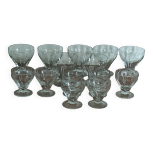 Service 14 pièces verres - art