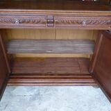 Low cabinet two doors two drawers Henry II style